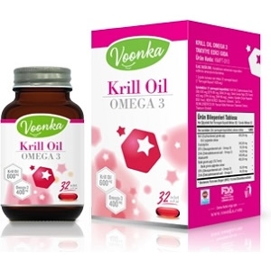 Voonka Krill Oil Omega Krill Yağı Kapsülü